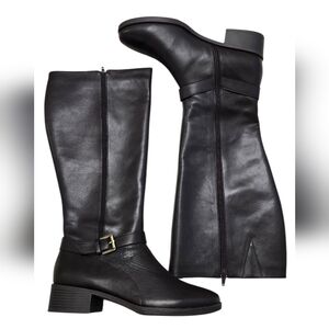 Easy Spirit Elegant Dark Brown Knee-High Boots